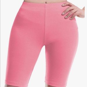 Pink Biker Shorts.